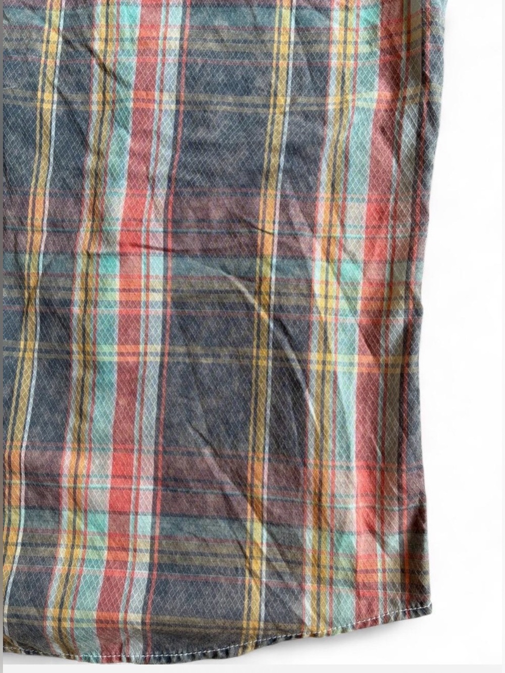 BKE Vintage Washed Men’s plaid Button Down Medium - Picture 6 of 7